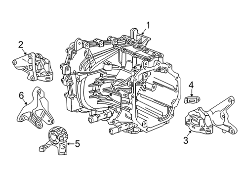 2022 Chevrolet Bolt EUV Automatic Transmission Filter Diagram for 25198615