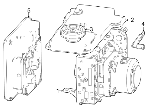 Anti-Lock Brakes BRAKE MASTER CYLINDER Diagram for 68544628AA
