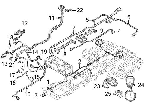 2022 Mini Cooper Battery Charge Status Display Diagram for 63217428361