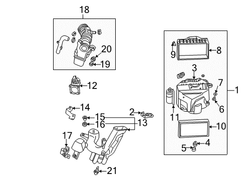 2001 Infiniti QX4 Powertrain Control Engine Control Module Diagram for 237104W023