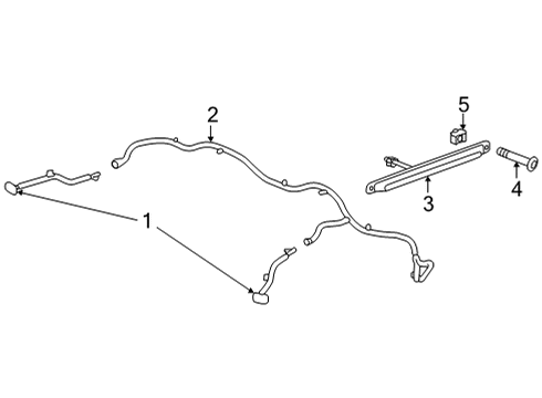 Identification Lamps Harness Diagram for 84307645