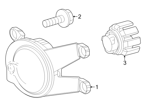 Fog Lamps Fog Lamp Diagram for 8122012240