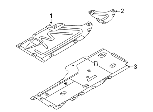2009 BMW 335i Under Cover & Splash Shields Underfloor Coating, Centre Rear Diagram for 51757171567