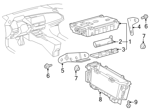 Communication System Components Battery, MOBILEPHONE Diagram for 8672506020
