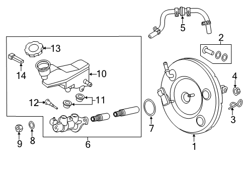 2019 Kia Rio Hydraulic System Cylinder Assembly-Concentric Slave Diagram for 4142126010