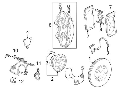 Front Brakes ROTOR ASM-FRT BRK Diagram for 85114492