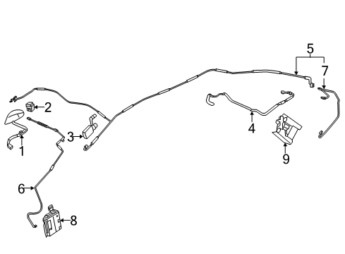 2012 Honda Civic Antenna & Radio XM Unit Diagram for 39820TR0A01