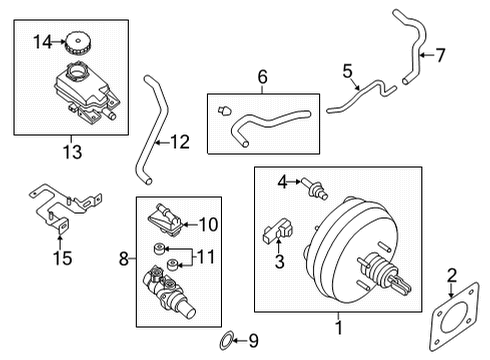 Dash Panel Components Cap Oil RESVOIR Diagram for 46020EA20C
