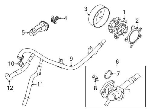2021 Kia Soul Powertrain Control COMPUTER & BRACKET A Diagram for 391282BSM4