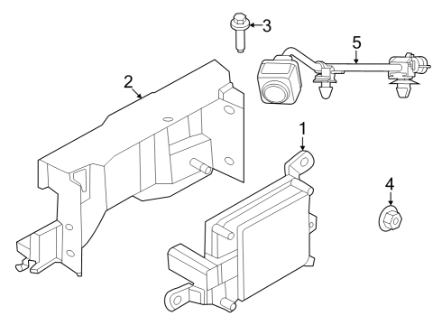 Electrical Components - Front Bumper SENSOR ASSY DISTANCE Diagram for 284385XA2B