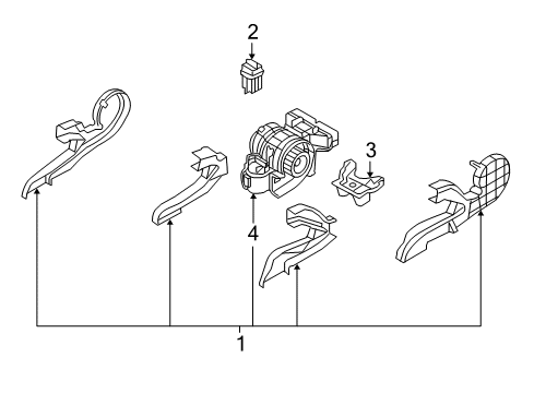 2013 BMW X5 Auxiliary Heater & A/C Housing, Rear-Cabin Heating Diagram for 64116977947