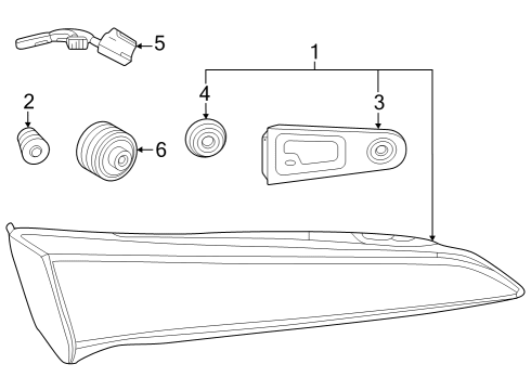 Bulbs Socket & Wire Diagram for 8158512260