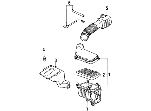 1996 Saturn SC1 Powertrain Control Sensor Asm, Vehicle Speed Diagram for 21020719