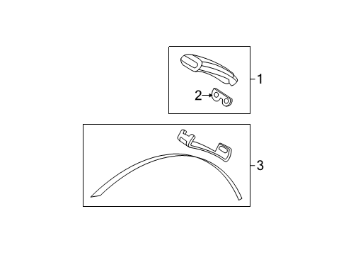 2009 Ford Flex Tire Pressure Monitoring TPMS Sensor Strap Diagram for 6F2Z1A193K