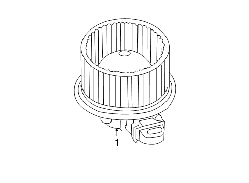 2010 Ford Escape Blower Motor & Fan Blower Motor Diagram for 8L8Z19805C