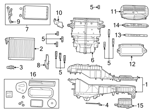 Blower Motor & Fan Motor-Blower With Wheel Diagram for 68224166AB
