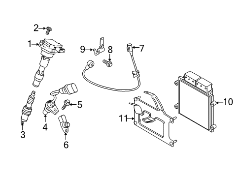 2021 Kia Stinger Powertrain Control ELECTRONIC CONTROL U Diagram for 391002CFR2