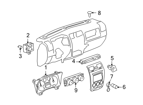 2010 Hummer H3T Transfer Case Extension Housing Seal Diagram for 88996656