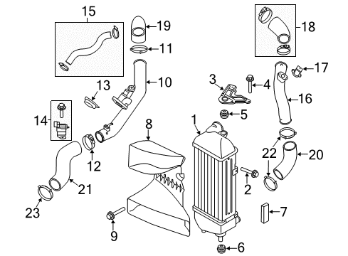 2013 Hyundai Sonata Turbocharger Bolt-Washer Assembly Diagram for 1129306121