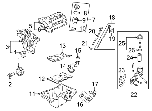 2009 Pontiac G8 Filters Fuel Filter Diagram for 92220509