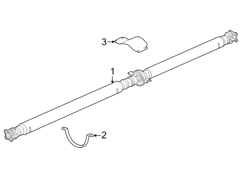 Drive Shaft - Rear BOLT, FLANGE (10X25) Diagram for 90113TYAA00