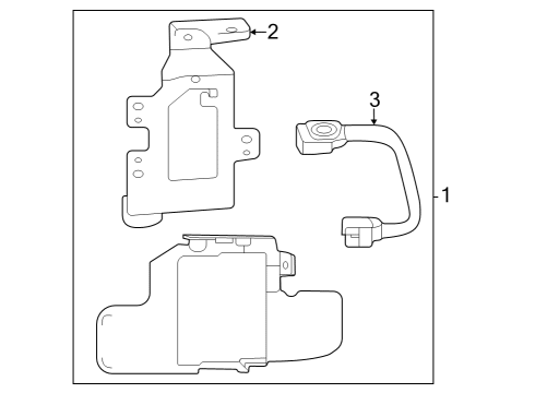 2020 Kia Sportage Lane Departure Warning EXTN Wiring-Bsd, RH Diagram for 95824D9001