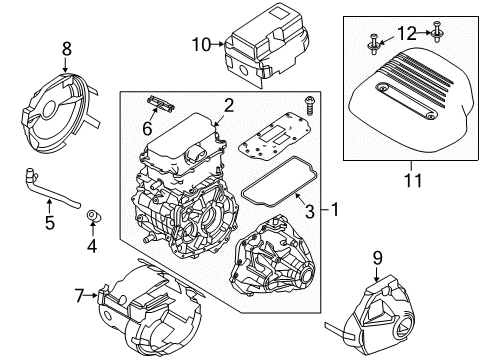 2016 Ford Focus Motor & Components Motor Gasket Diagram for CM5Z14A297A