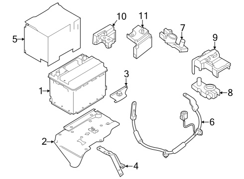 Battery COVER-BATTERY Diagram for 244316CA2B