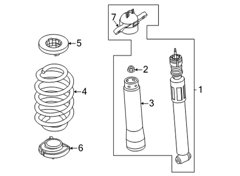 Shocks & Components - Rear PAD - ANTI-SQUEAK Diagram for NZ6Z8321B