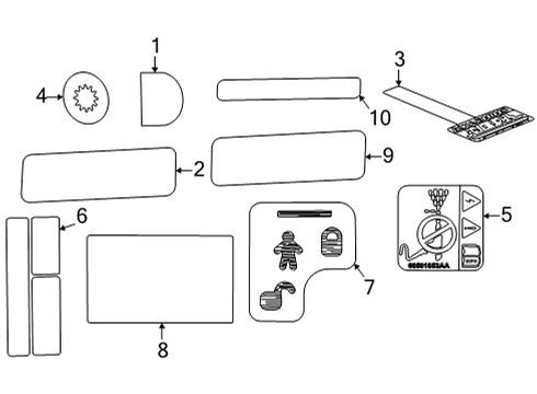 Information Labels Certification Diagram for 68400767AC
