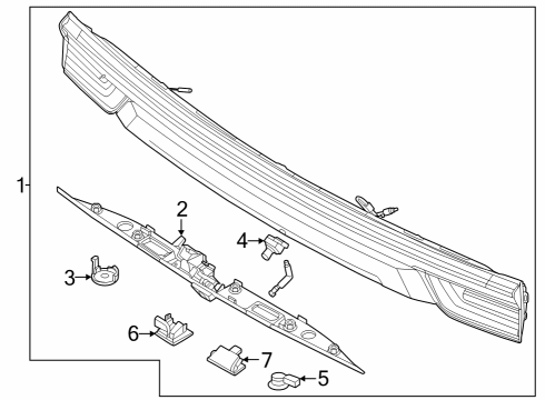 Reflector Reflector Nut Diagram for W719391S450B