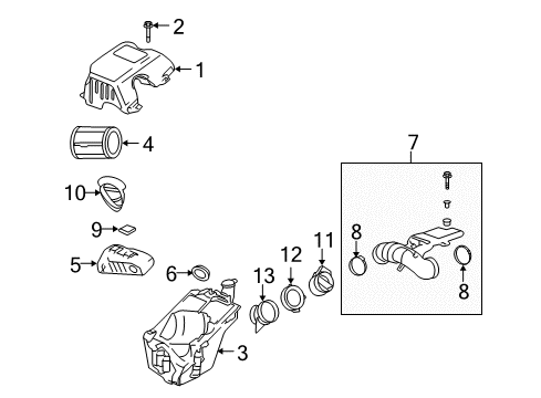 2007 Saab 9-7x Powertrain Control Manifold Absolute Pressure Sensor Sensor Diagram for 12614970