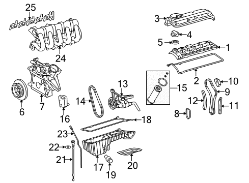 2006 Dodge Sprinter 2500 Filters Intake Manifold Diagram for 5136769AA