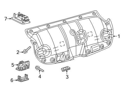 Interior Trim - Trunk Grip Diagram for 7464951010C3