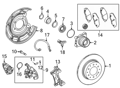 Brake Components PAD KIT, DISC BRAKE Diagram for 0446560380