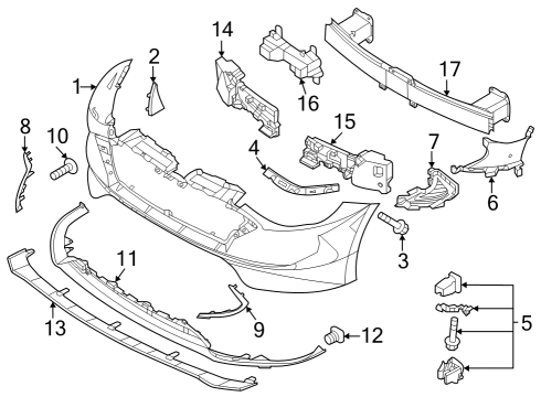 2021 Hyundai Sonata Bumper & Components - Front Air Duct-FR Bumper, RH Diagram for 86542L0300