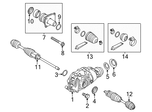 2016 BMW 320i xDrive Carrier & Front Axles Supporting Bracket Diagram for 31507578652