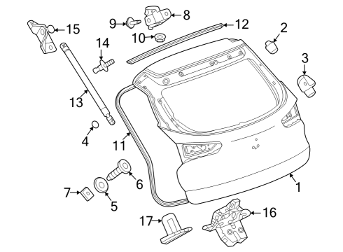 Gate & Hardware Latch Diagram for 13537049