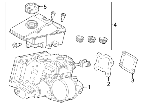 2021 Ford Bronco Hydraulic System KIT Diagram for MB3Z2L210A