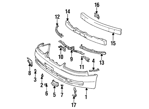 1994 Lexus GS300 Automatic Temperature Controls THERMISTOR, Cooler Diagram for 8862530880