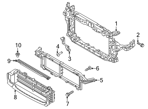2019 Kia Optima Automatic Temperature Controls Duct Assembly-Active Air Diagram for 86958A8200