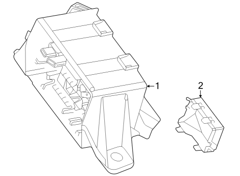 Fuse & Relay Relay Box Diagram for 8274108070