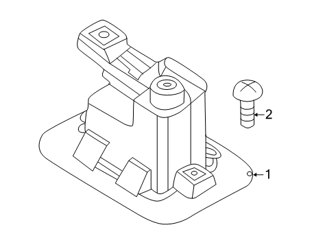 2019 Kia K900 License Lamps Lamp Assembly-License Pl Diagram for 92501J6000