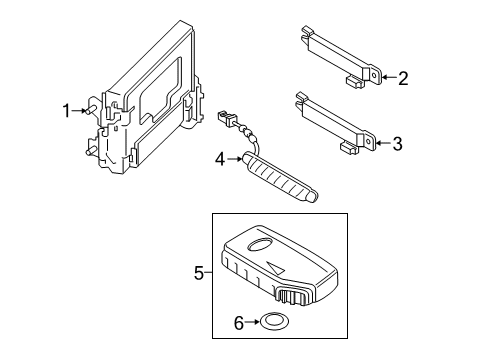 2020 Kia Telluride Controls - Instruments & Gauges Unit Assembly-IBU Diagram for 95400S9530