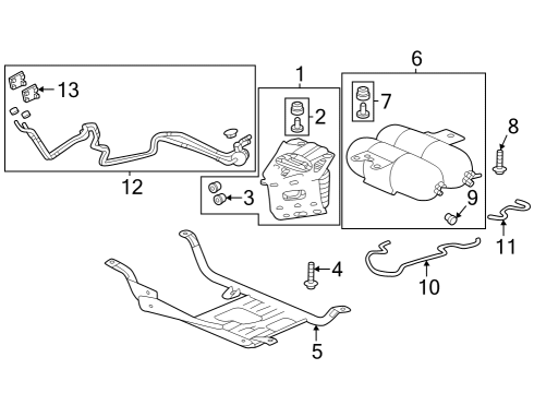 Ride Control TANK KIT Diagram for 06510TYBA00