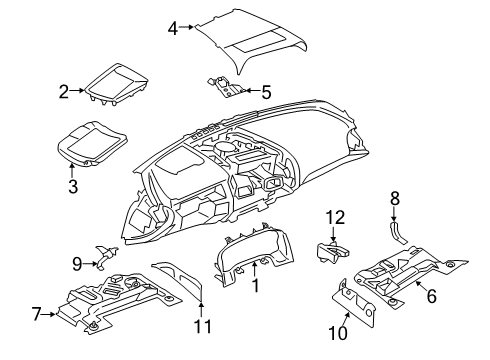 2021 BMW M850i xDrive Cluster & Switches, Instrument Panel Repair.Kit For Lock Cylinder Diagram for 51169484409
