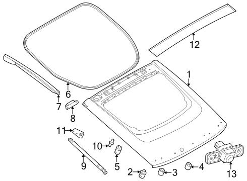 Parking Aid Sensor Unit-Distance Diagram for 284385AA6A