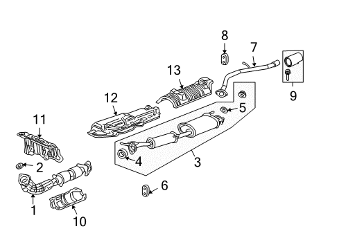 2006 Honda Element Exhaust Components Plate B, Floor Heat Baffle Diagram for 74600SCVA00