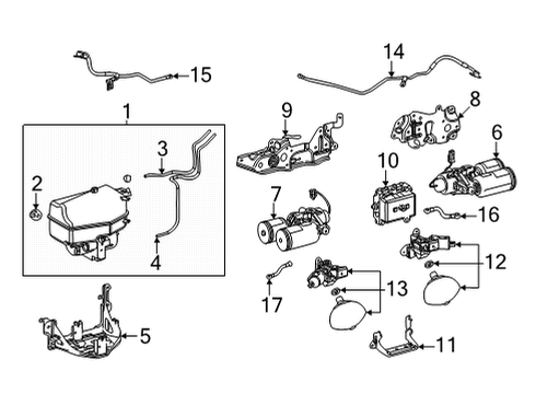 Ride Control - Rear Gasket Diagram for 9043016016