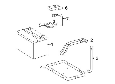 2017 Toyota Camry Battery Positive Term Cover Diagram for 8282133350